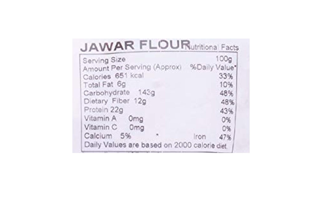 Go Earth Organic Jawar Flour    Pack  500 grams